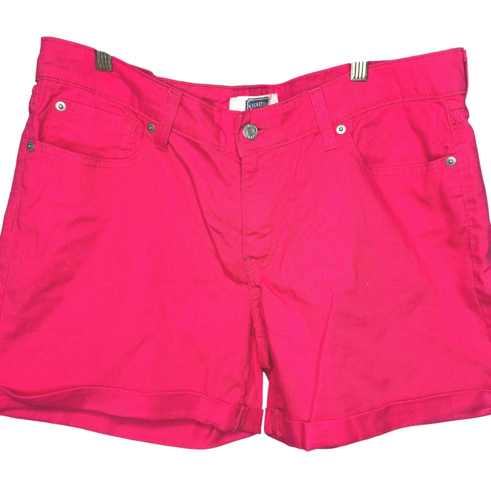 Vibrant Pink Jean Shorts